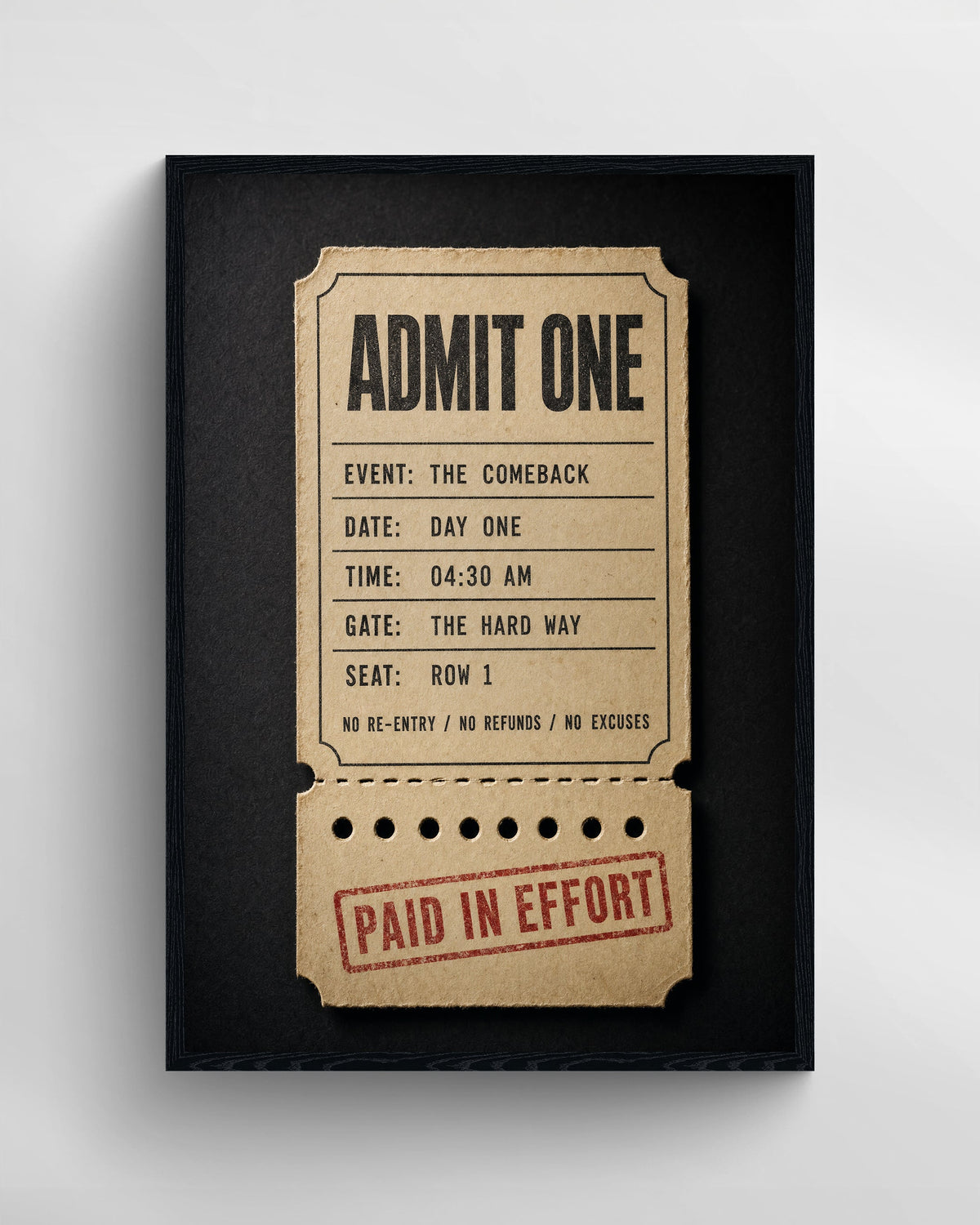 ADMIT ONE