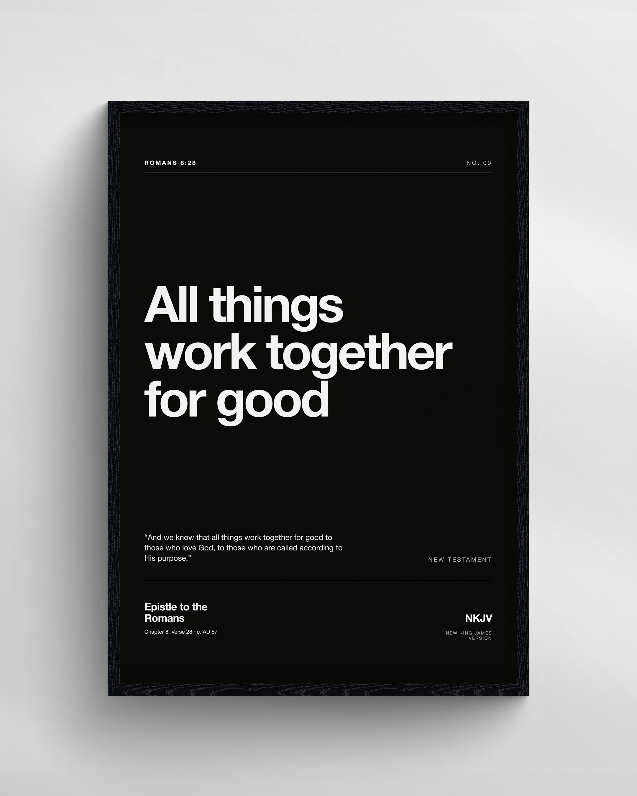 Romans 8:28 | Black