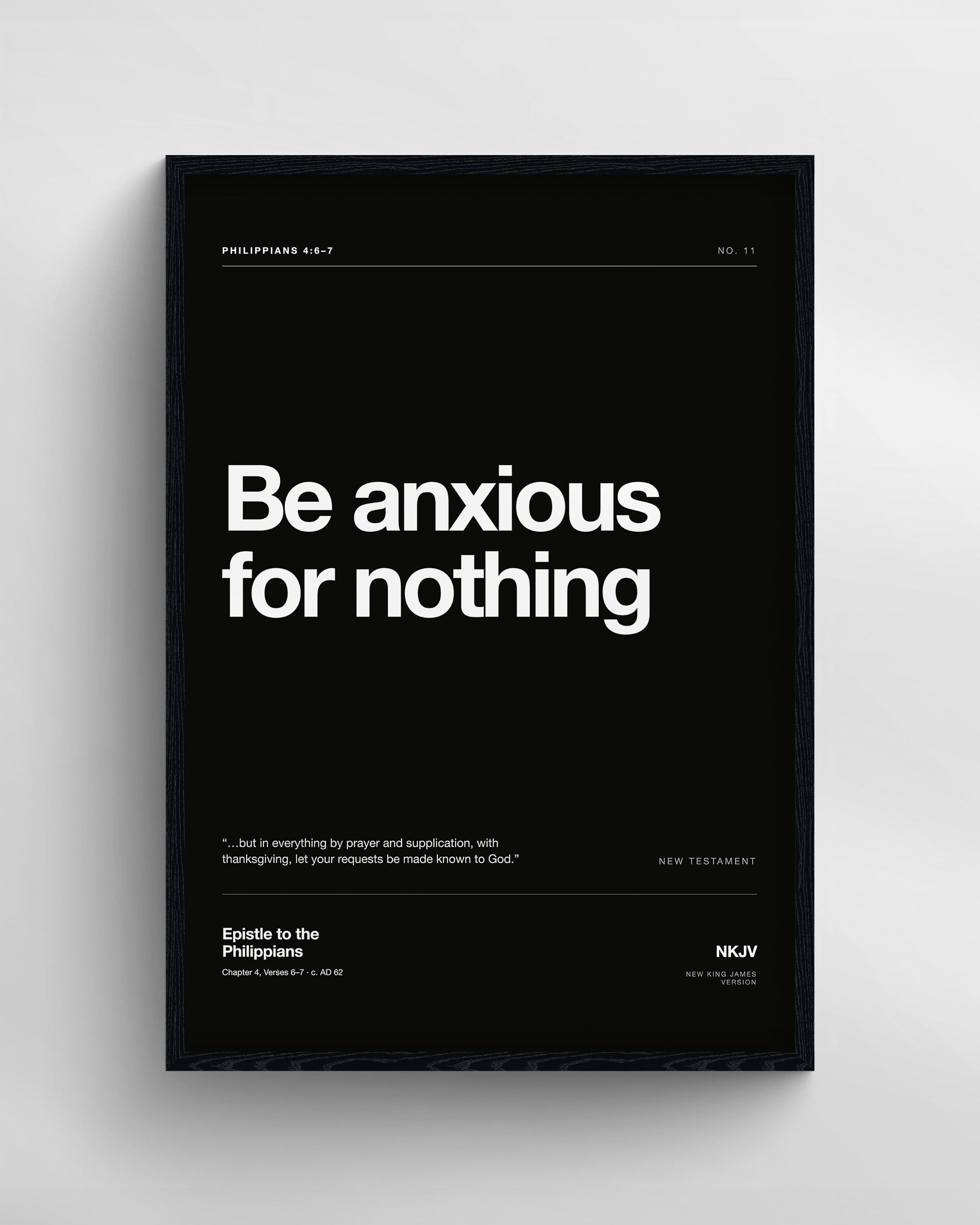 Philippians 4:6-7 | Black