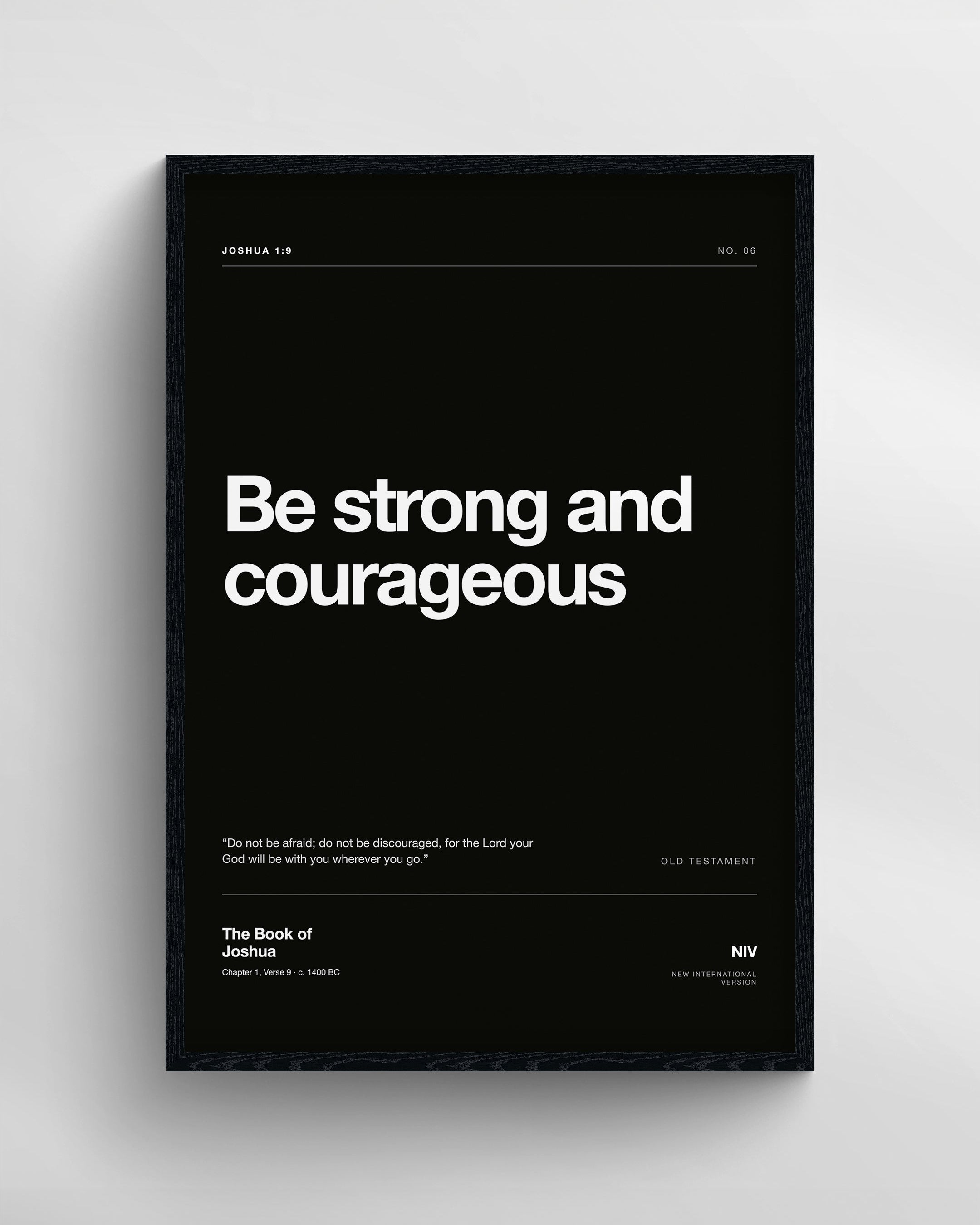 Joshua 1:9 | Black