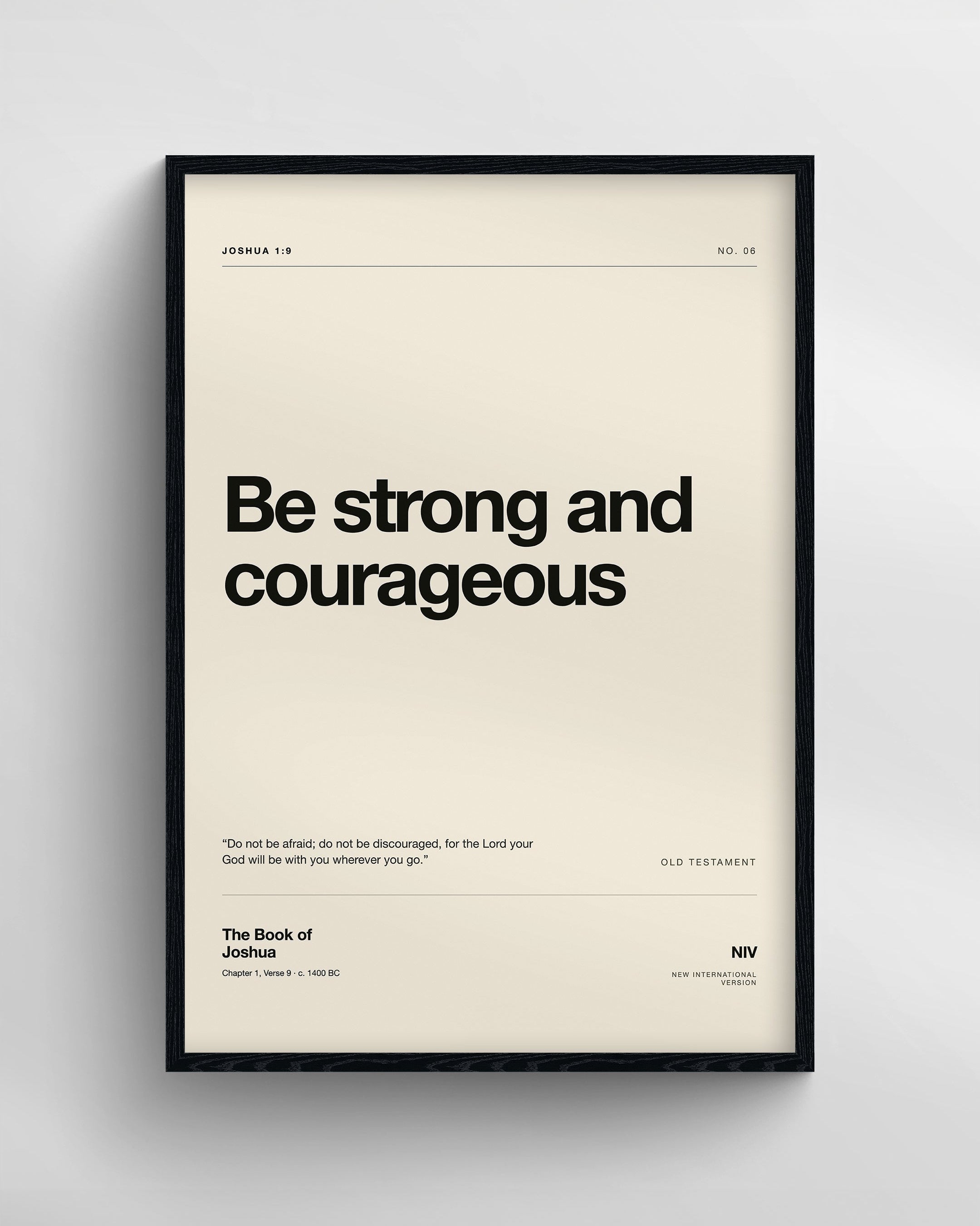 Joshua 1:9 | Cream