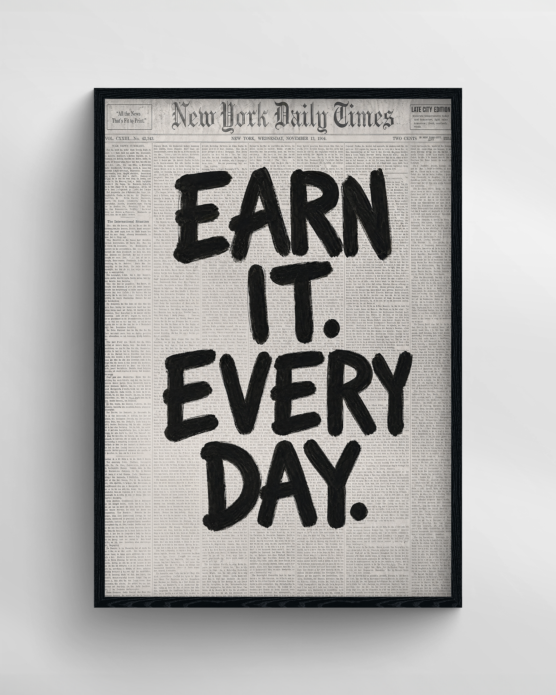 EARN IT. EVERY DAY.