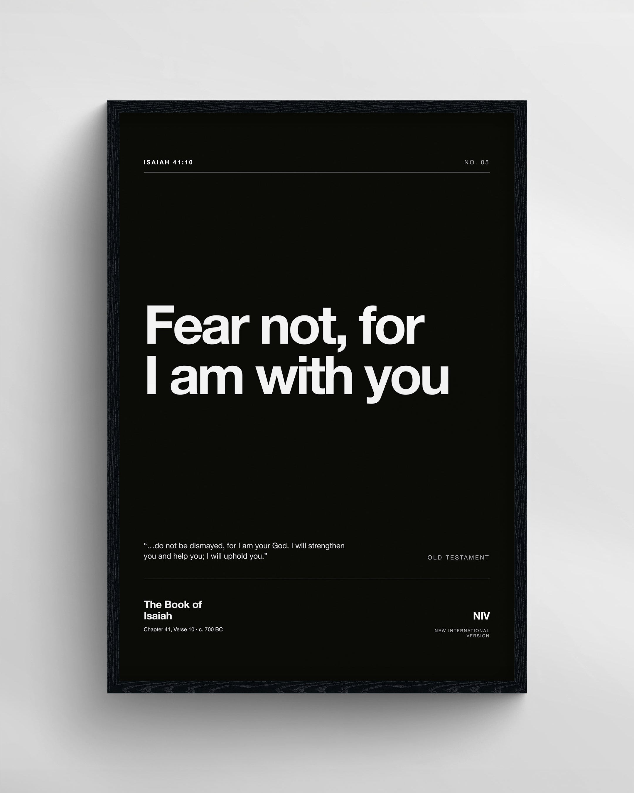 Isaiah 41:10 | Black