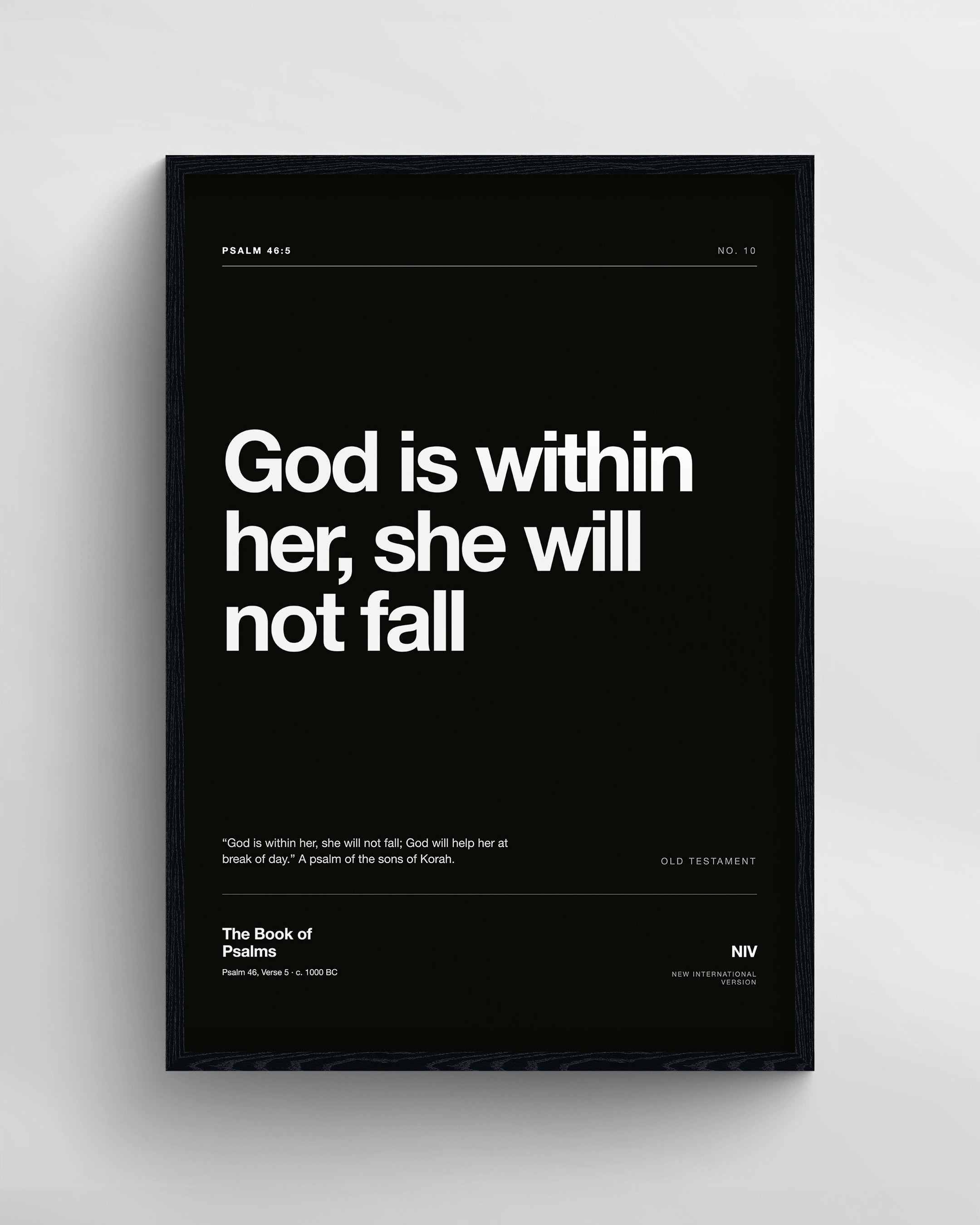Psalm 46:5 | Black