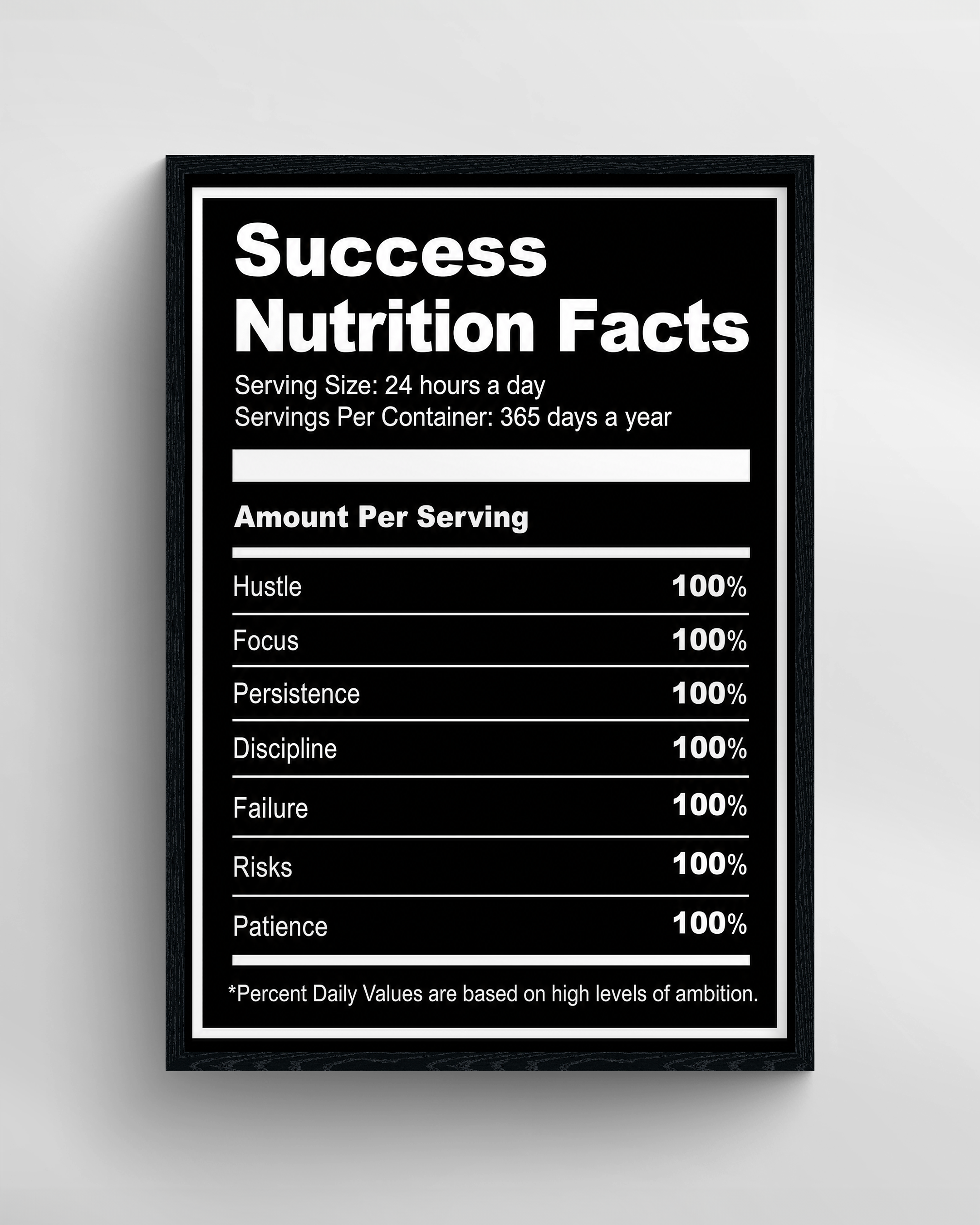 Ingredients For Success (White)