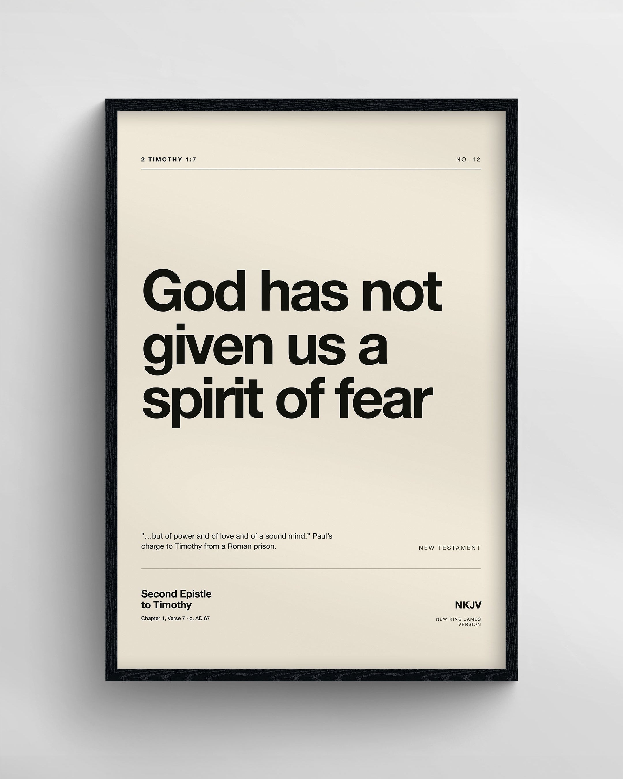 2 Timothy 1:7 | Cream