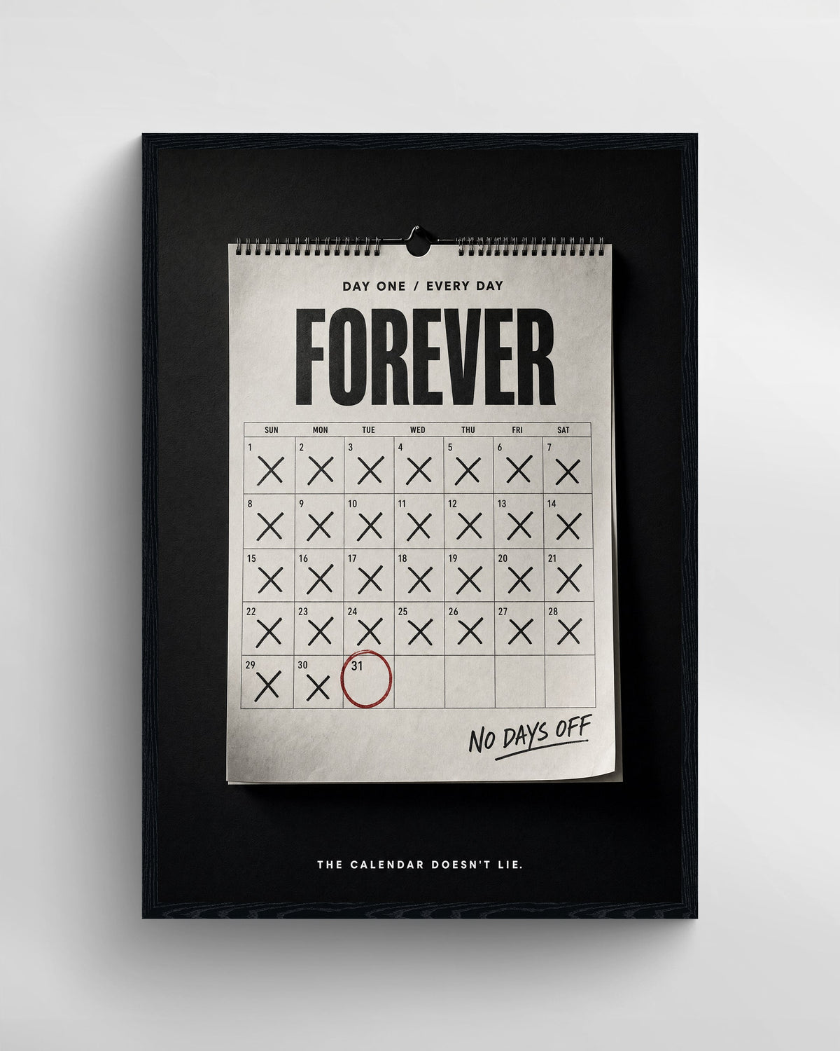 THE CALENDAR DOESN'T LIE