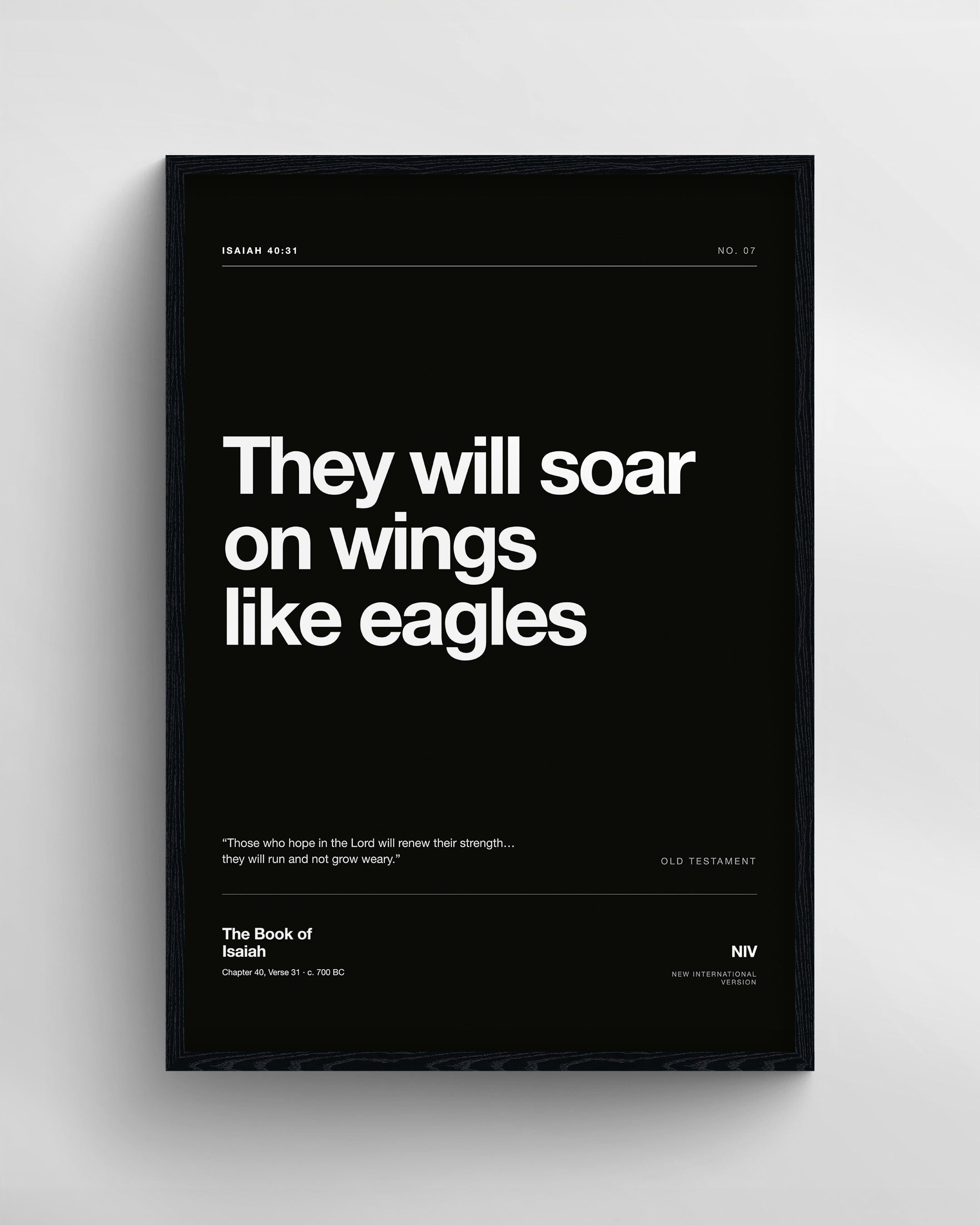 Isaiah 40:31 | Black