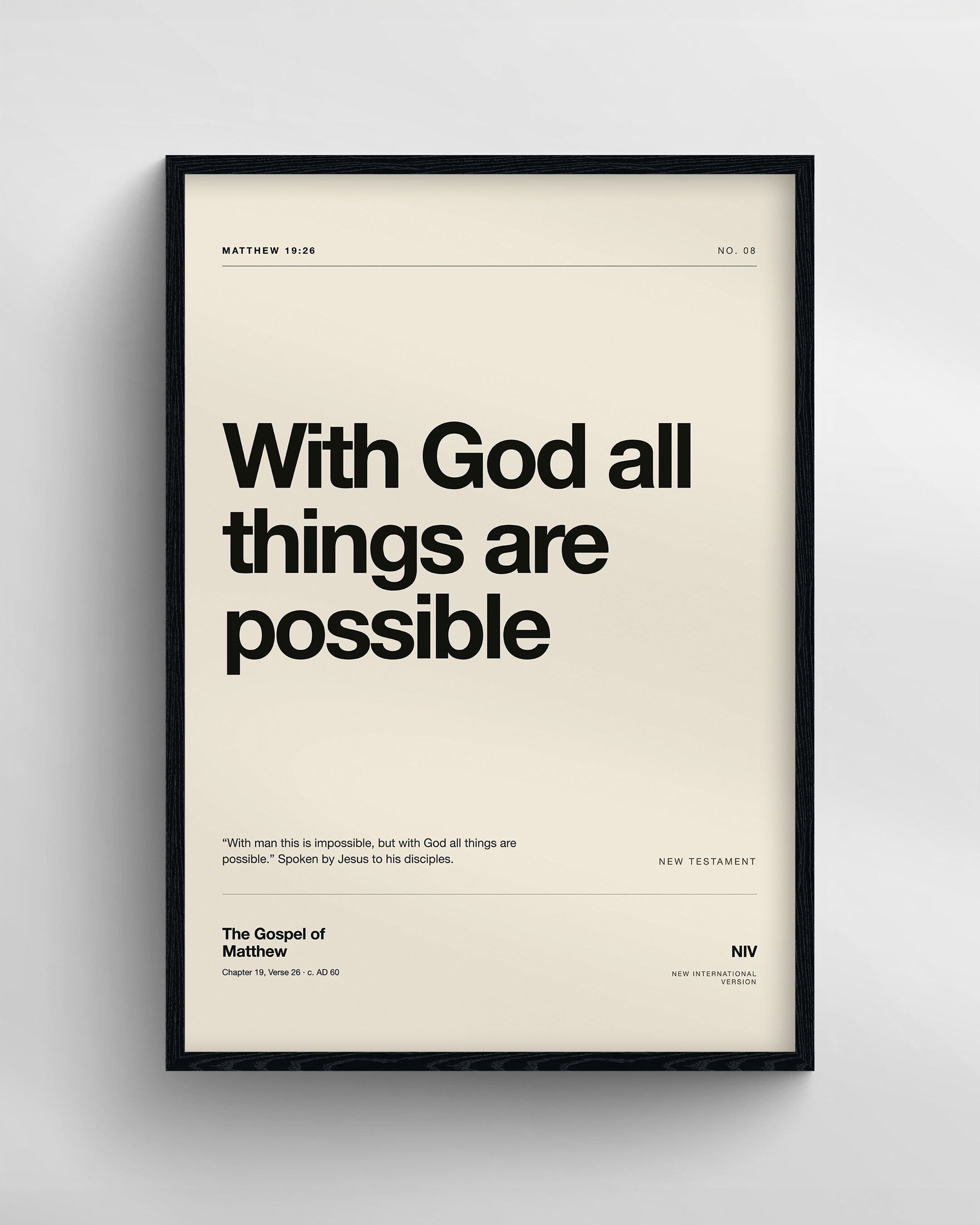 Matthew 19:26 | Cream