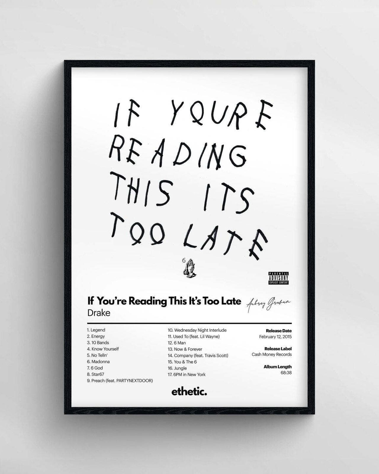 If You're Reading This It's Too Late - ethetic