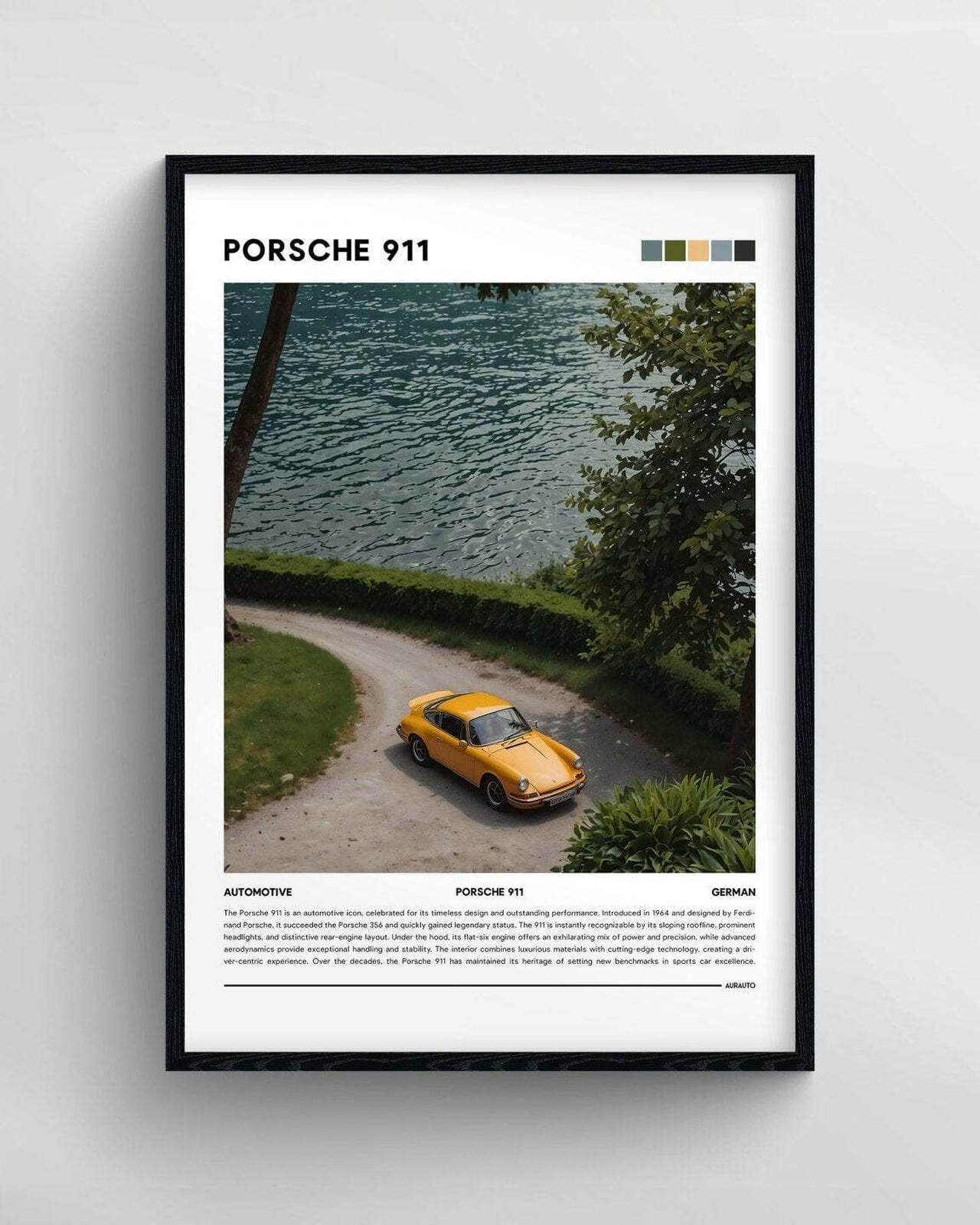 PORSCHE 911 (Yellow) - ethetic