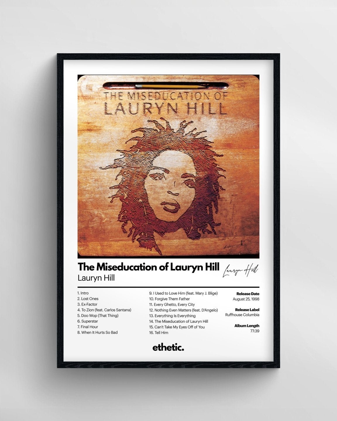 The Miseducation of Lauryn Hill - ethetic